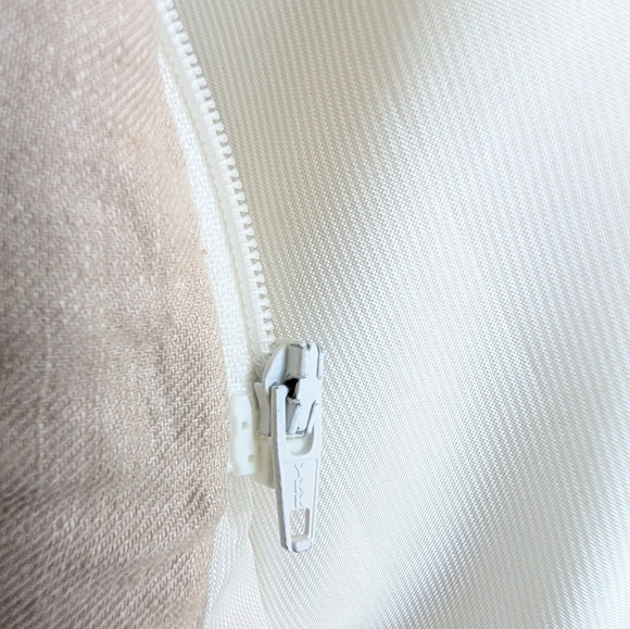 Beard Size 2 Linen UpCollar Beige Tan Dickey Jacket Blazer - Picture 14 of 14